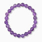 Amethyst Gemstone Stretch Bracelet
