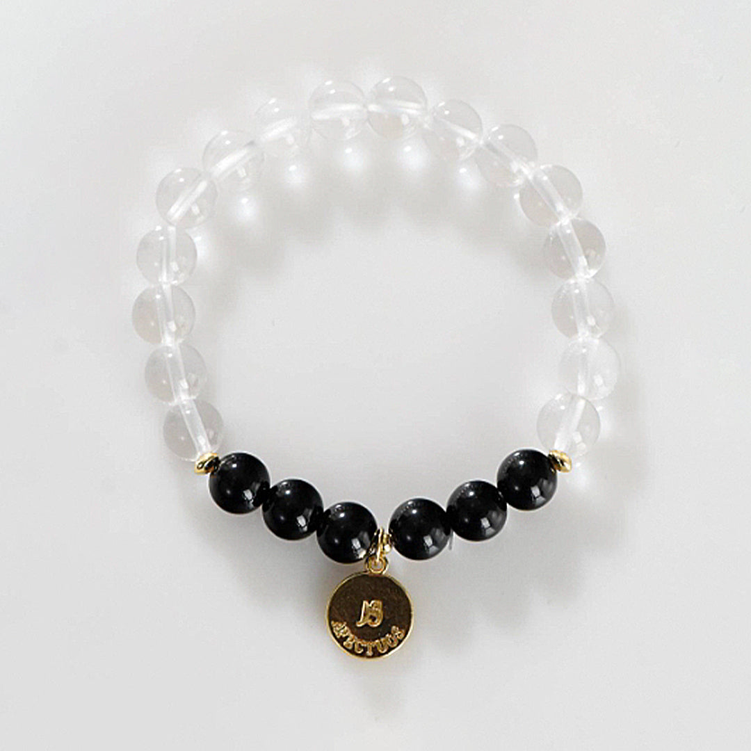 White Crystal Zodiac Bracelet
