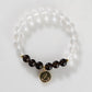 White Crystal Zodiac Bracelet