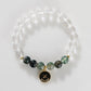 White Crystal Zodiac Bracelet