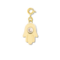 Radiant Clear Hamsa Pendant