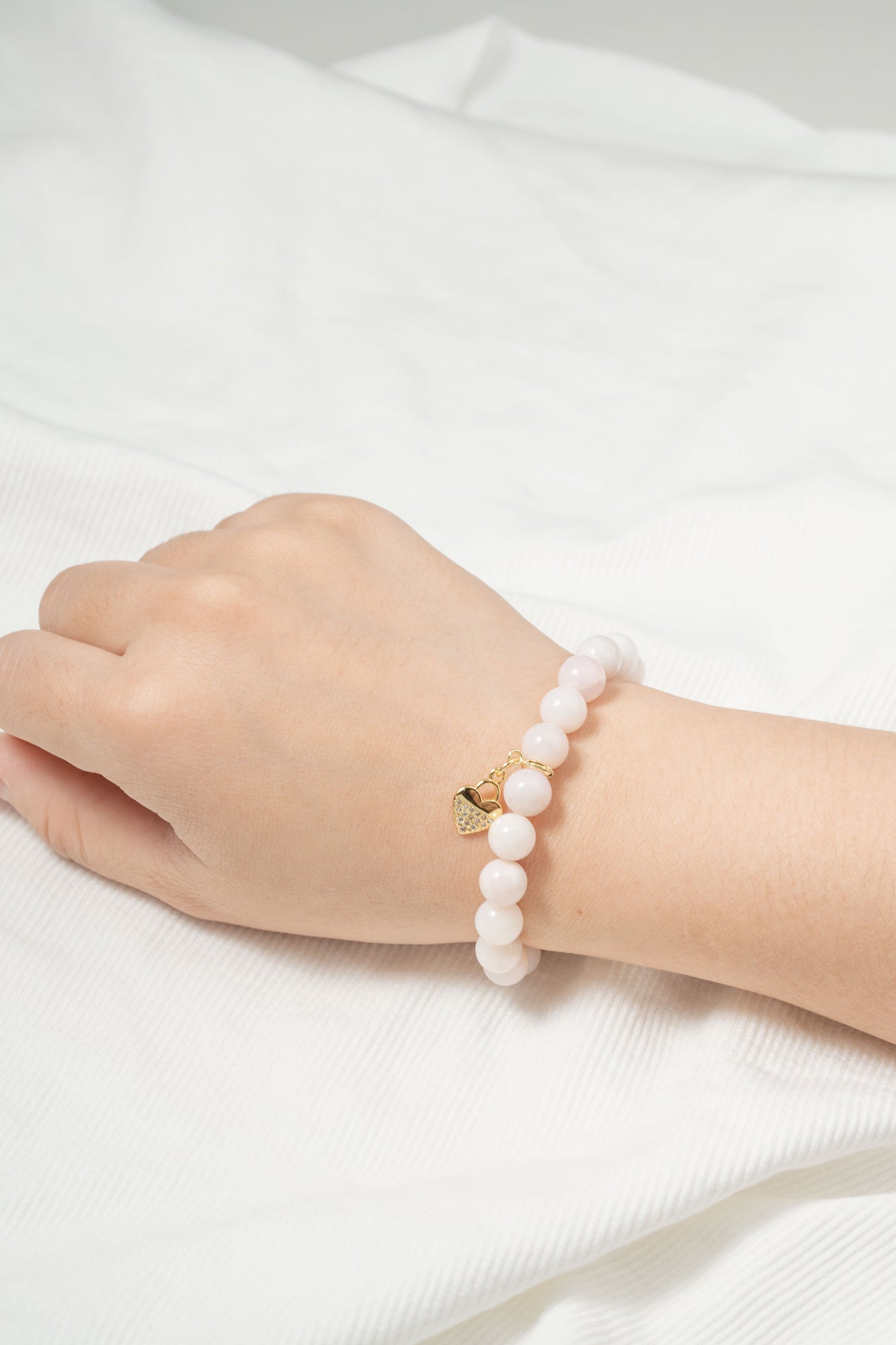 Pink Opal and Heart