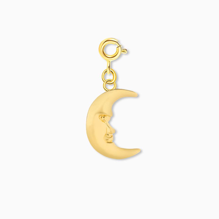 Moonlight Crescent Charm