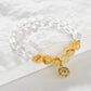 White Crystal Zodiac Bracelet