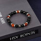 Obsidian With Stone Bracelet