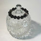 Silver-Sheen Obsidian Dragon Fittings Bracelet