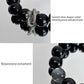 Silver-Sheen Obsidian Dragon Fittings Bracelet