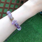 Staggered Irregularly Amethyst Bracelet