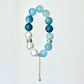 Blue Apatite Pearls Bracelet