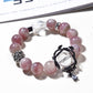 Purple Madagascar Rose Quartz Bracelet