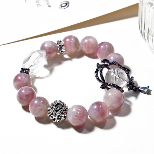 Purple Madagascar Rose Quartz Bracelet