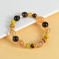 Citrine Smoky Quartz Tiger's eye Stone Bracelet