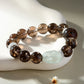 Smoky Azeztulite Black-Gold Super Seven Crystal Bracelet
