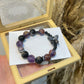 Purple Phantom Quartz Butterfly Bracelet