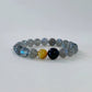 Iridescent Grey Moonstone Crystal Bracelet