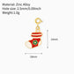 Christmas Enamel Zinc Alloy DIY Charms