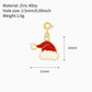 Christmas Enamel Zinc Alloy DIY Charms