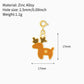 Christmas Enamel Zinc Alloy DIY Charms