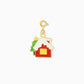 Christmas Enamel Zinc Alloy DIY Charms