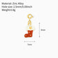 Christmas Enamel Zinc Alloy DIY Charms