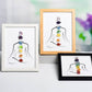 Frame Of The Classic Original Stone Seven Chakras