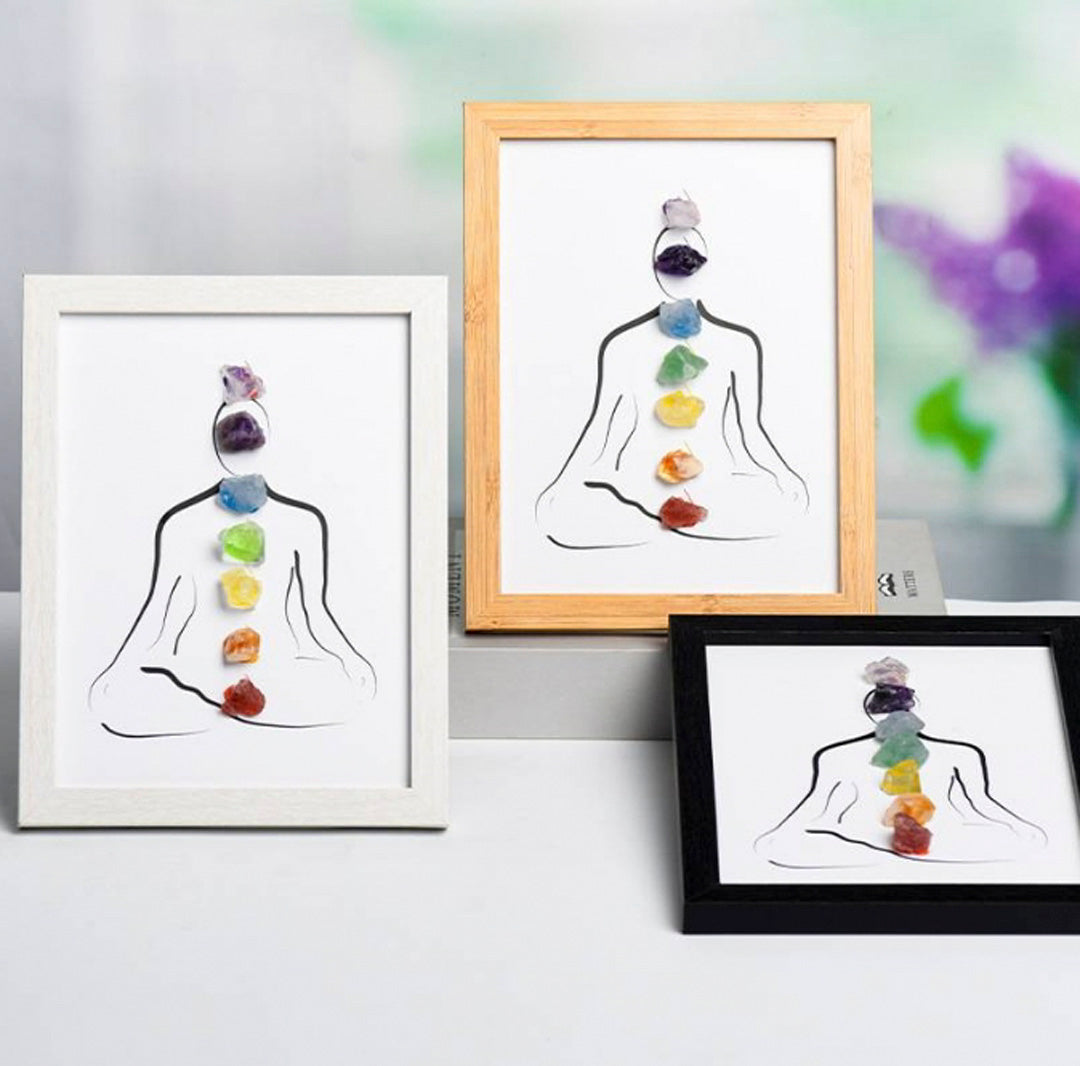Frame Of The Classic Original Stone Seven Chakras
