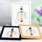 Frame Of The Classic Original Stone Seven Chakras