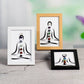 Seven Chakra Crystals Decorate The Picture Frame