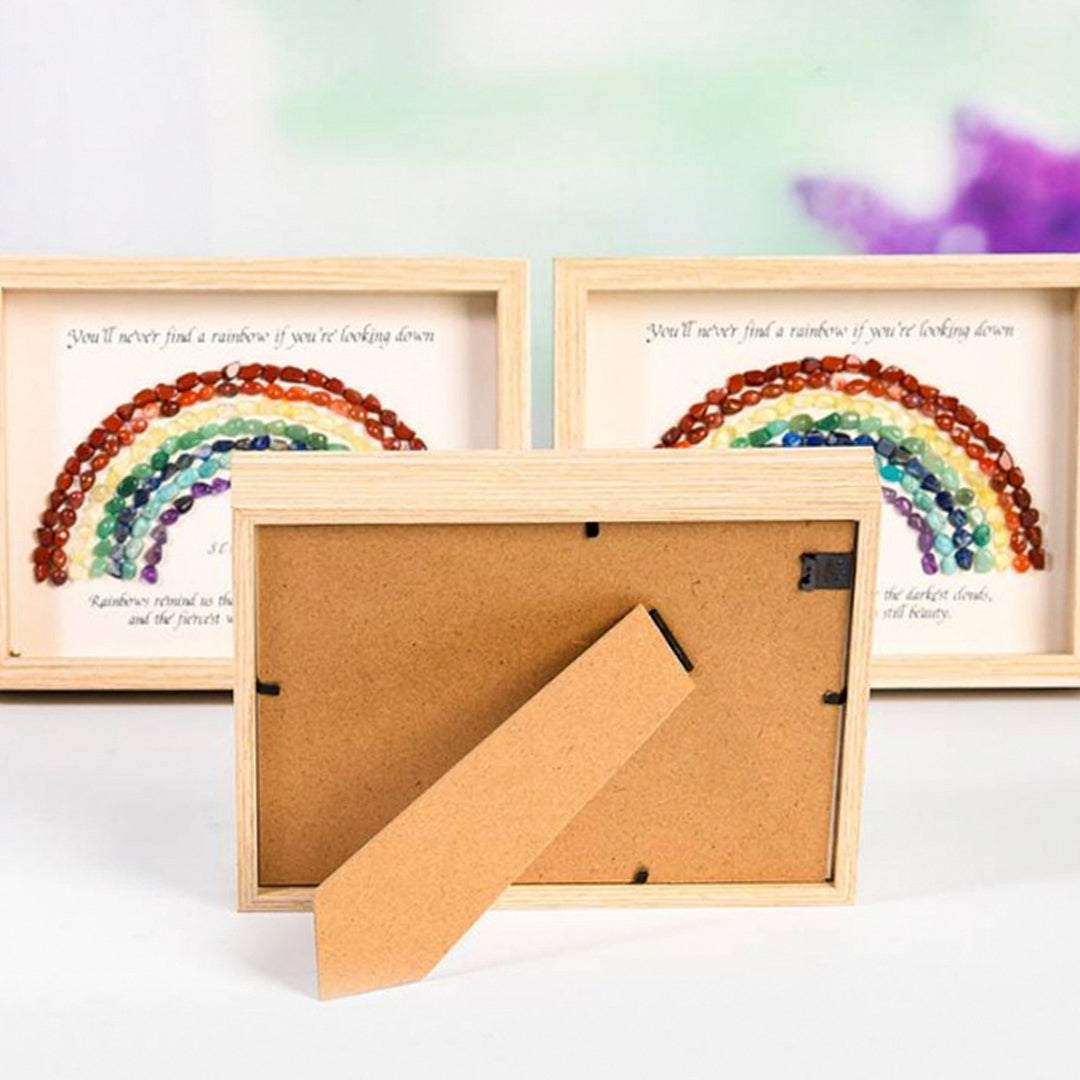 Rainbow Crystal Stone Photo Frame