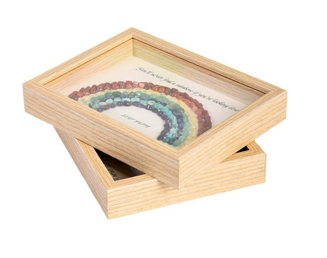 Rainbow Crystal Stone Photo Frame