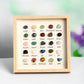 25 Kinds Of Colorful Tumbled Stone Crystal Bare Stone Photo Frame