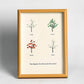 Four Seasons Tree Crystal Stone Photo Frame