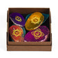 Seven Chakra Agate Tablets Set (Gold Symbol)