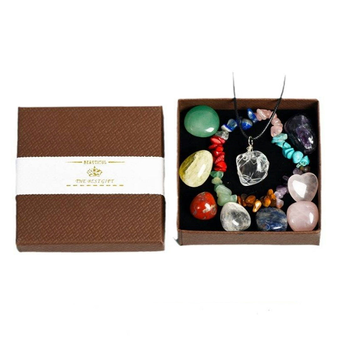 Seven Chakra Crystal Combo Set