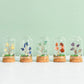 Natural crystal rough glass cover micro landscape crystal tree