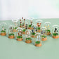 Natural crystal rough glass cover micro landscape crystal tree