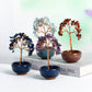 Colorful small bowl shaped crystal tree ornaments