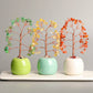 Jar-shaped crystal tree ornaments