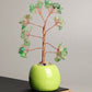 Jar-shaped crystal tree ornaments
