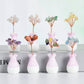 Vase-shaped crystal ornaments