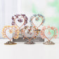 Love agate base crystal tree ornament