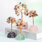 Crystal base colorful gravel crystal tree ornaments