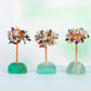 Crystal base colorful gravel crystal tree ornaments