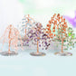 Agate base willow crystal tree ornament