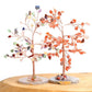 Agate base crystal tree ornament