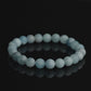 Aquamarine Gemstone Beaded Bracelet