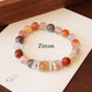 Natural red crystal bracelet